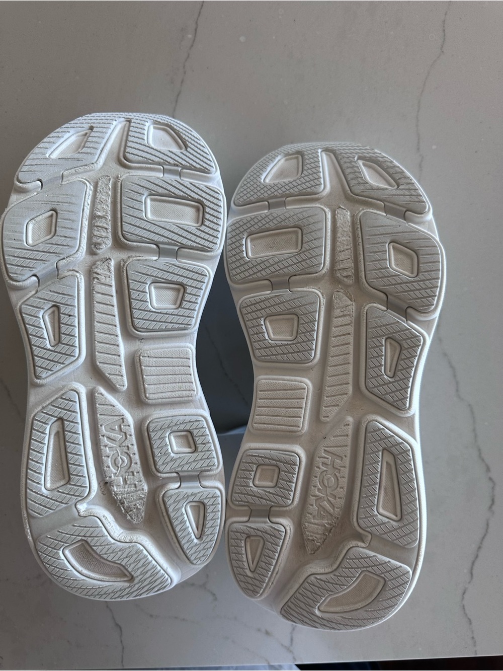 HOKA Women's Bondi 9 Running Walking Shoes Sneakers White/Pink/Blue Retail: $175 - Picture 8 of 15